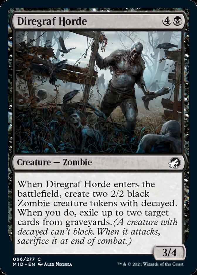 Diregraf Horde [Innistrad: Midnight Hunt] | Cards and Coasters CA