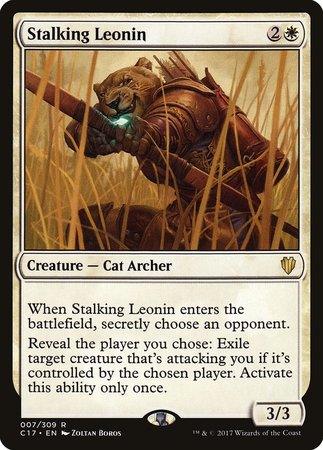 Stalking Leonin [Commander 2017] | Cards and Coasters CA