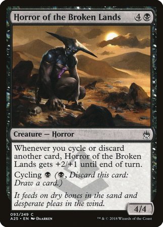 Horror of the Broken Lands [Masters 25] | Cards and Coasters CA