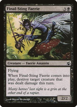 Final-Sting Faerie [Morningtide] | Cards and Coasters CA