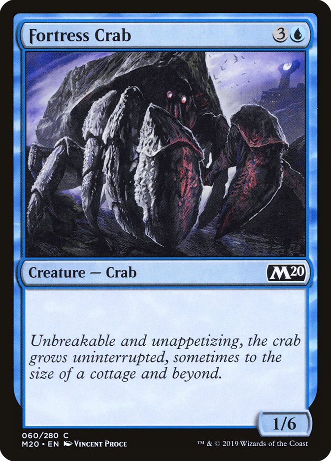 Fortress Crab [Core Set 2020] | Cards and Coasters CA