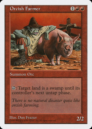 Orcish Farmer [Fifth Edition] | Cards and Coasters CA