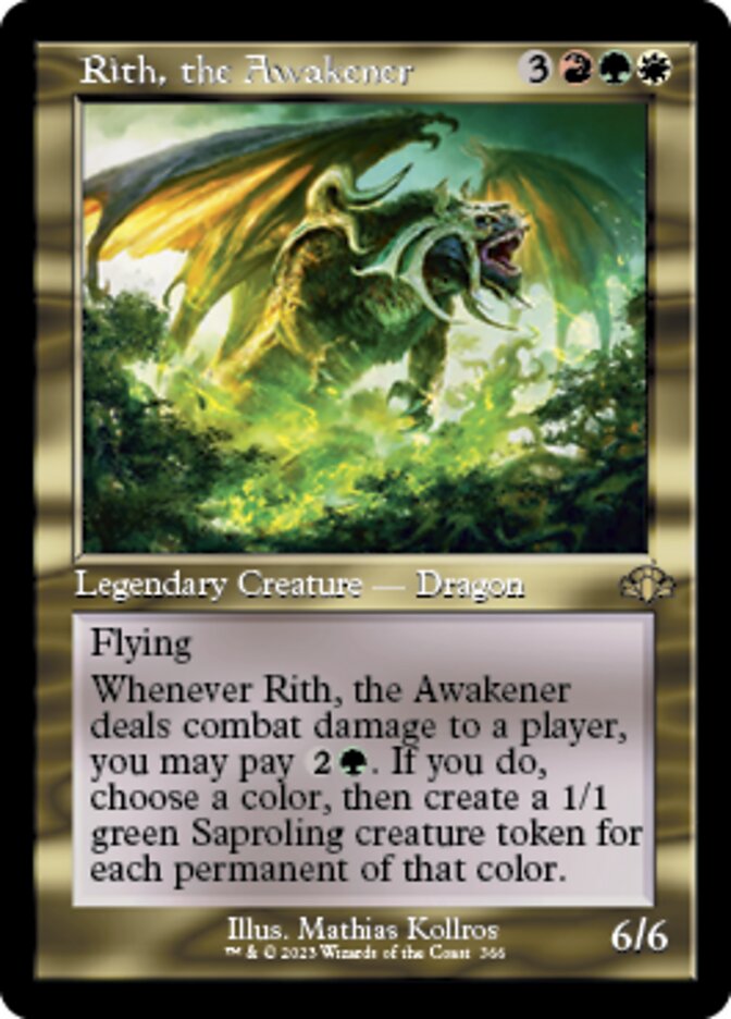 Rith, the Awakener (Retro) [Dominaria Remastered] | Cards and Coasters CA