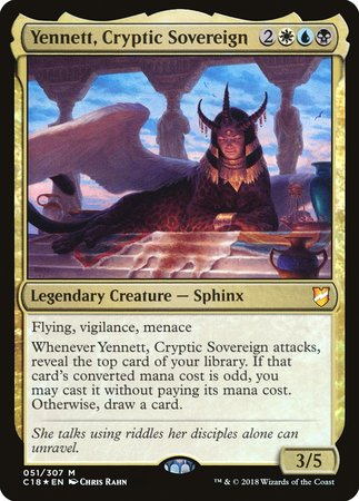 Yennett, Cryptic Sovereign [Commander 2018] | Cards and Coasters CA