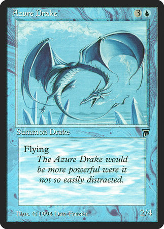 Azure Drake [Legends] | Cards and Coasters CA