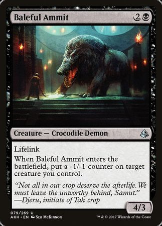 Baleful Ammit [Amonkhet] | Cards and Coasters CA