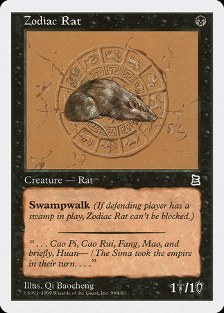 Zodiac Rat [Portal Three Kingdoms] | Cards and Coasters CA