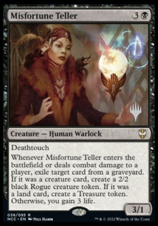 Misfortune Teller (Promo Pack) [Streets of New Capenna Commander Promos] | Cards and Coasters CA