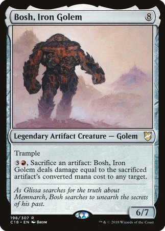 Bosh, Iron Golem [Commander 2018] | Cards and Coasters CA