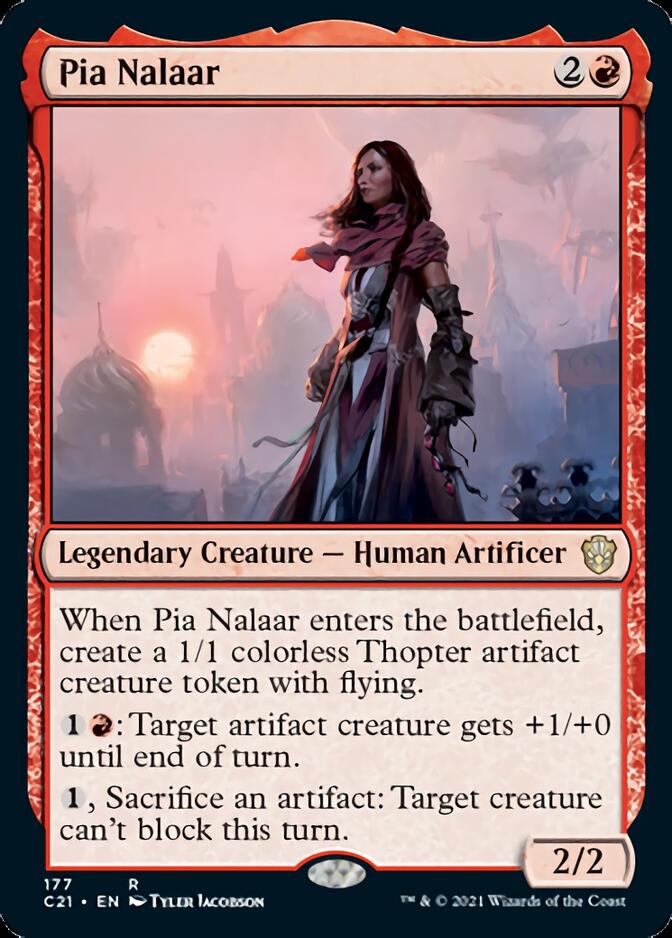 Pia Nalaar [Commander 2021] | Cards and Coasters CA
