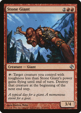 Stone Giant [Duel Decks: Venser vs. Koth] | Cards and Coasters CA