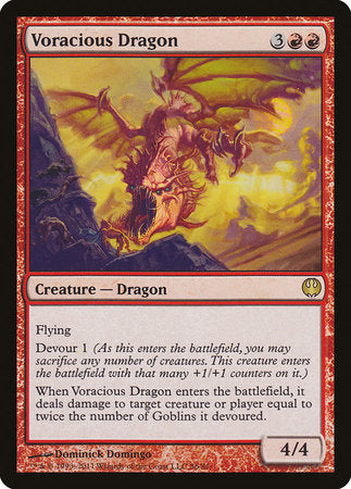 Voracious Dragon [Duel Decks: Knights vs. Dragons] | Cards and Coasters CA