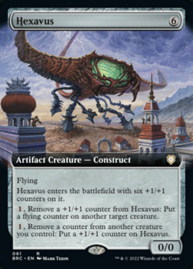 Hexavus (Extended Art) [The Brothers' War Commander] | Cards and Coasters CA