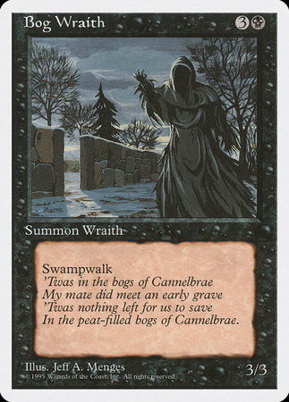 Bog Wraith [Fourth Edition] | Cards and Coasters CA