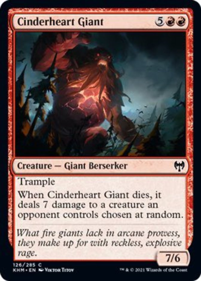 Cinderheart Giant [Kaldheim] | Cards and Coasters CA