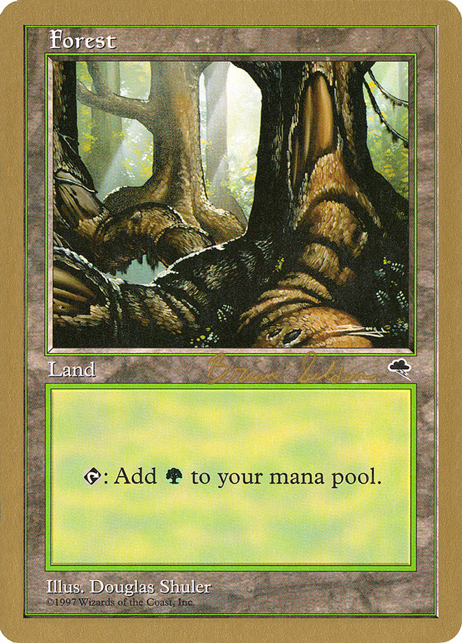 Forest (bs348) (Brian Selden) [World Championship Decks 1998] | Cards and Coasters CA