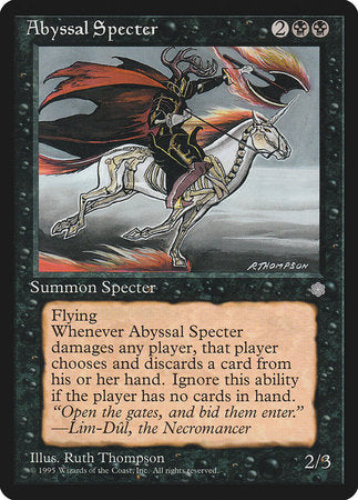 Abyssal Specter [Ice Age] | Cards and Coasters CA