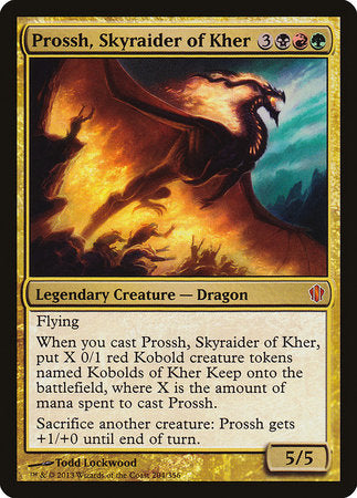 Prossh, Skyraider of Kher [Commander 2013] | Cards and Coasters CA