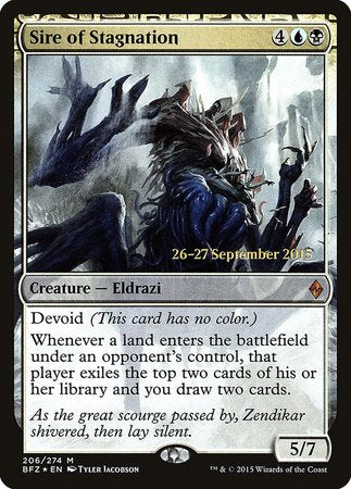 Sire of Stagnation [Battle for Zendikar Promos] | Cards and Coasters CA