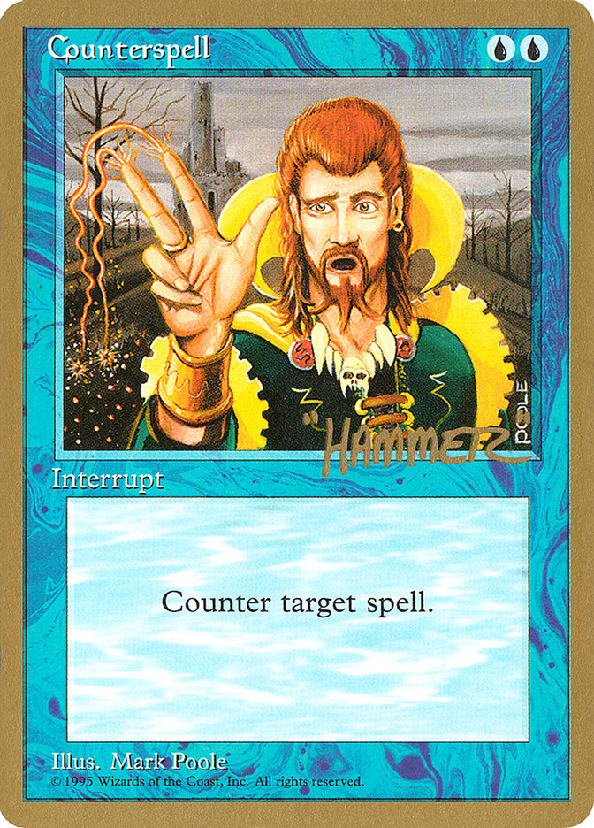 Counterspell (Shawn "Hammer" Regnier) [Pro Tour Collector Set] | Cards and Coasters CA