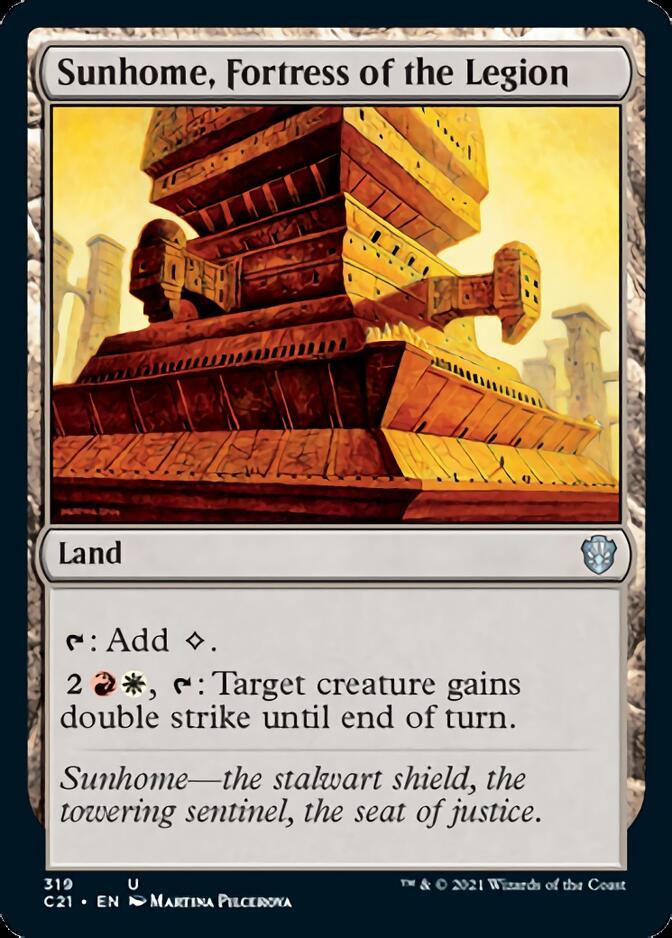 Sunhome, Fortress of the Legion [Commander 2021] | Cards and Coasters CA