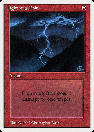 Lightning Bolt [Summer Magic / Edgar] | Cards and Coasters CA