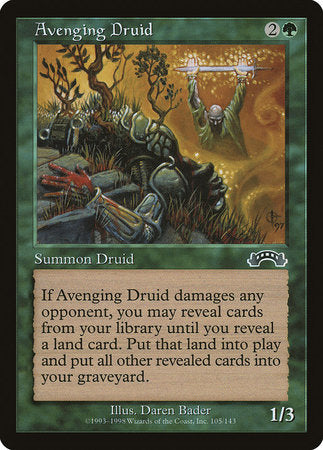 Avenging Druid [Exodus] | Cards and Coasters CA
