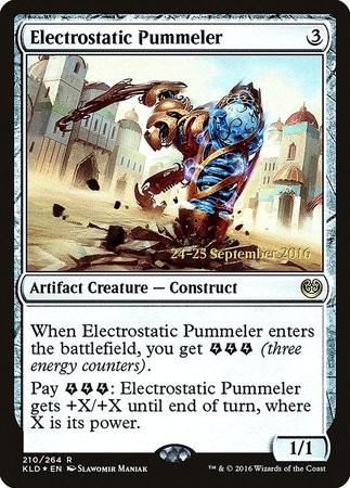 Electrostatic Pummeler [Kaladesh Promos] | Cards and Coasters CA