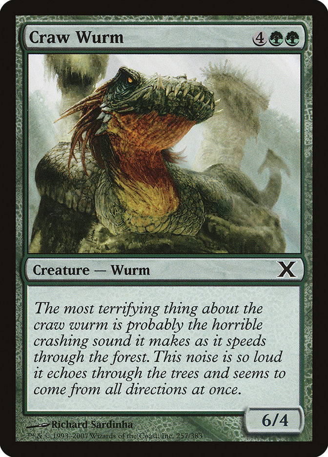 Craw Wurm [Tenth Edition] | Cards and Coasters CA
