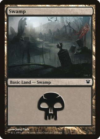 Swamp (258) [Innistrad] | Cards and Coasters CA