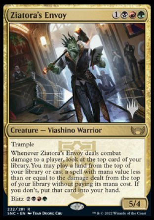 Ziatora's Envoy (Promo Pack) [Streets of New Capenna Promos] | Cards and Coasters CA