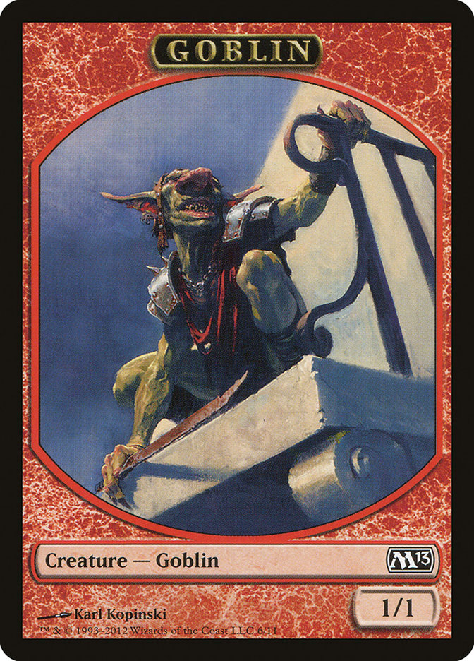 Goblin [Magic 2013 Tokens] | Cards and Coasters CA