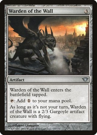 Warden of the Wall [Dark Ascension] | Cards and Coasters CA