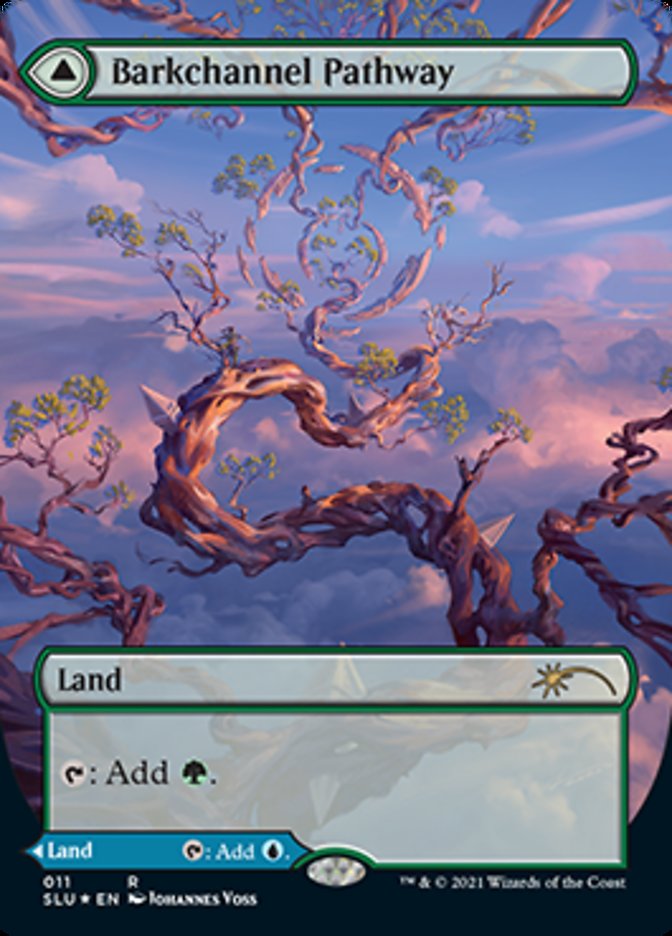 Barkchannel Pathway // Tidechannel Pathway (Borderless) [Secret Lair: Ultimate Edition 2] | Cards and Coasters CA