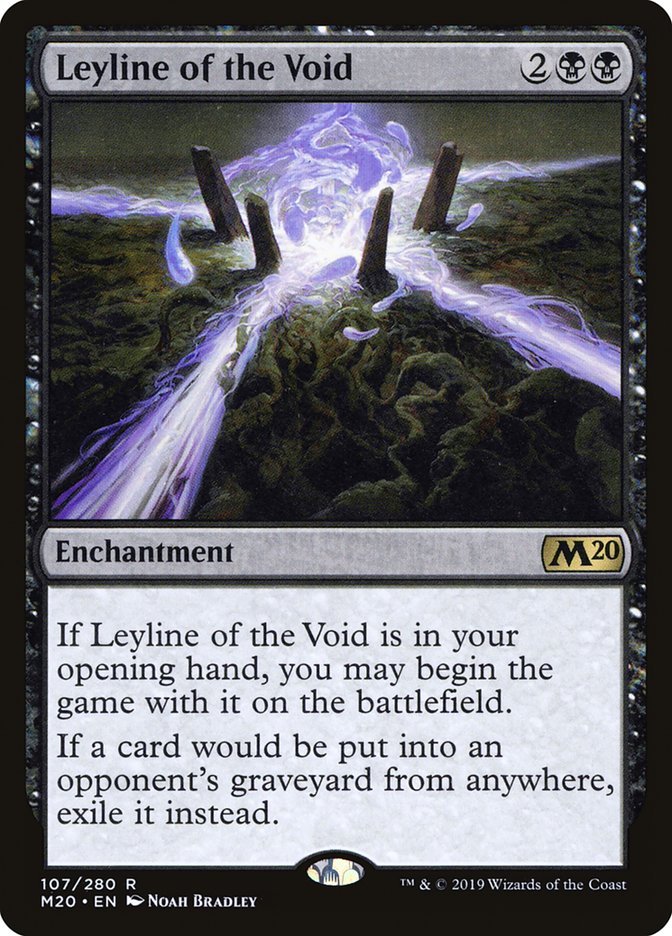 Leyline of the Void [Core Set 2020] | Cards and Coasters CA