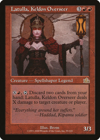Latulla, Keldon Overseer [Prophecy] | Cards and Coasters CA
