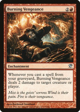 Burning Vengeance [Innistrad] | Cards and Coasters CA