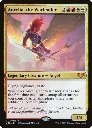 Aurelia, the Warleader [From the Vault: Angels] | Cards and Coasters CA