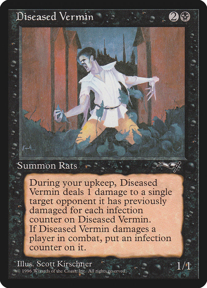 Diseased Vermin [Alliances] | Cards and Coasters CA