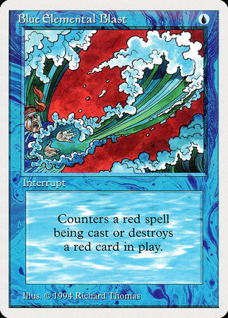 Blue Elemental Blast [Summer Magic / Edgar] | Cards and Coasters CA