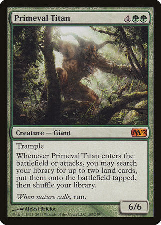 Primeval Titan [Magic 2012] | Cards and Coasters CA