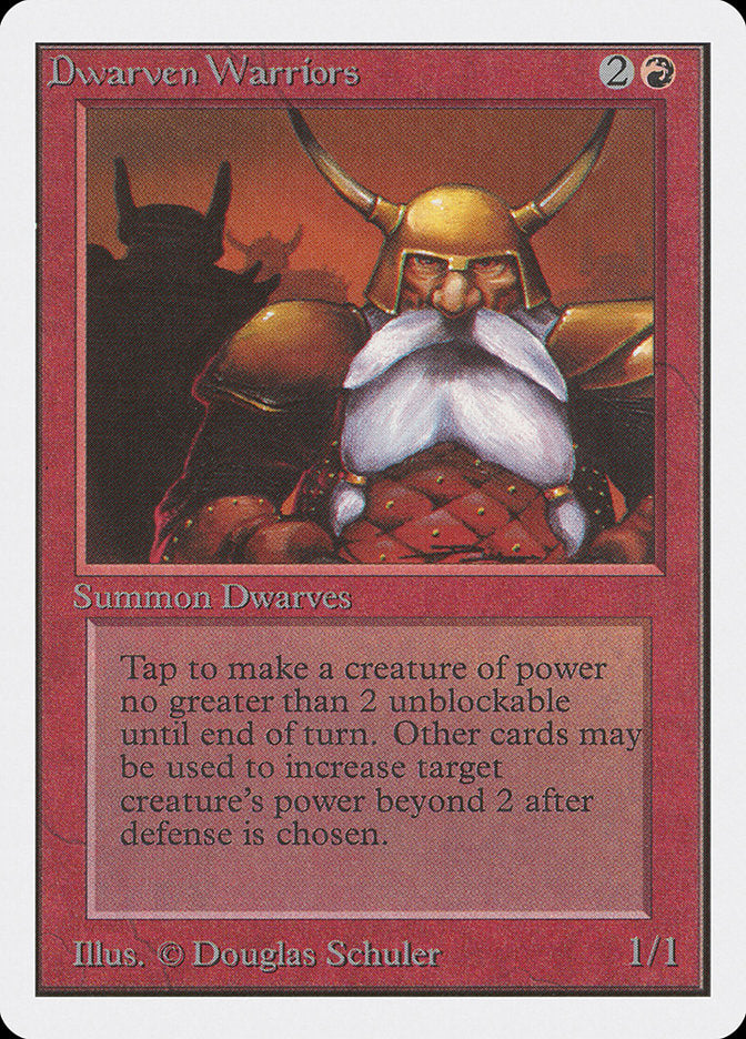 Dwarven Warriors [Unlimited Edition] | Cards and Coasters CA