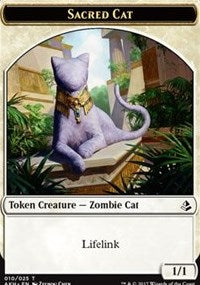 Sacred Cat // Insect Token [Amonkhet Tokens] | Cards and Coasters CA