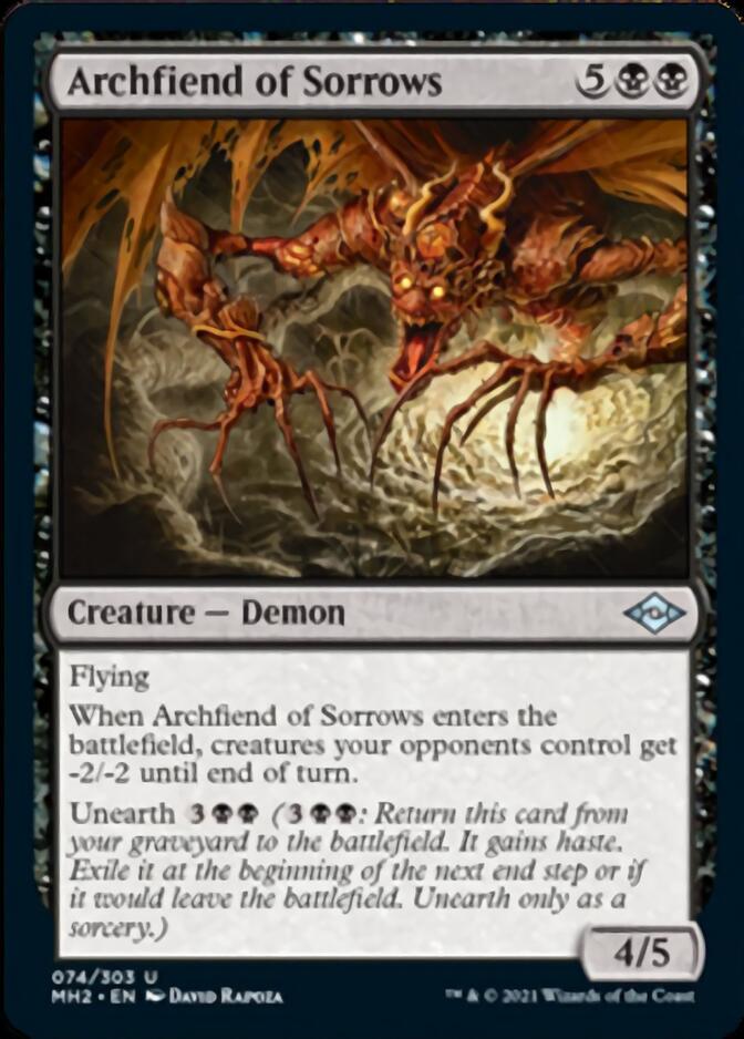 Archfiend of Sorrows [Modern Horizons 2] | Cards and Coasters CA