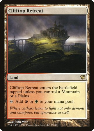 Clifftop Retreat [Innistrad] | Cards and Coasters CA