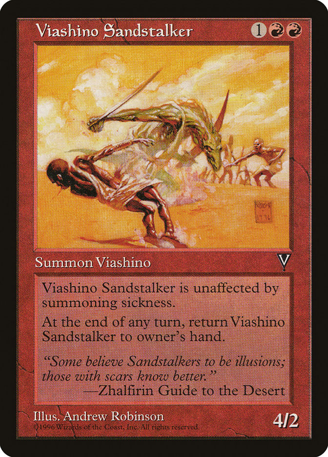Viashino Sandstalker [Visions] | Cards and Coasters CA