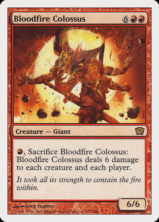 Bloodfire Colossus [Ninth Edition] | Cards and Coasters CA