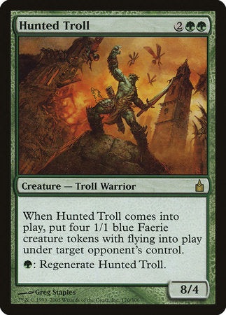 Hunted Troll [Ravnica: City of Guilds] | Cards and Coasters CA