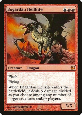 Bogardan Hellkite [Duel Decks: Knights vs. Dragons] | Cards and Coasters CA