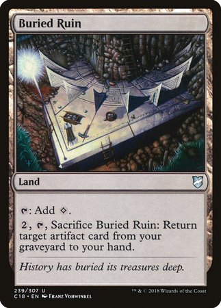 Buried Ruin [Commander 2018] | Cards and Coasters CA